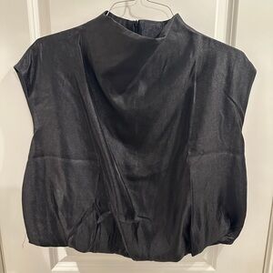 Glam Shimmering Black Top